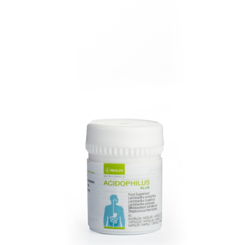 Acidophilus Plus - "NeoLife" gerosios žarnyno bakterijos - probiotikai (60 kapsulių)